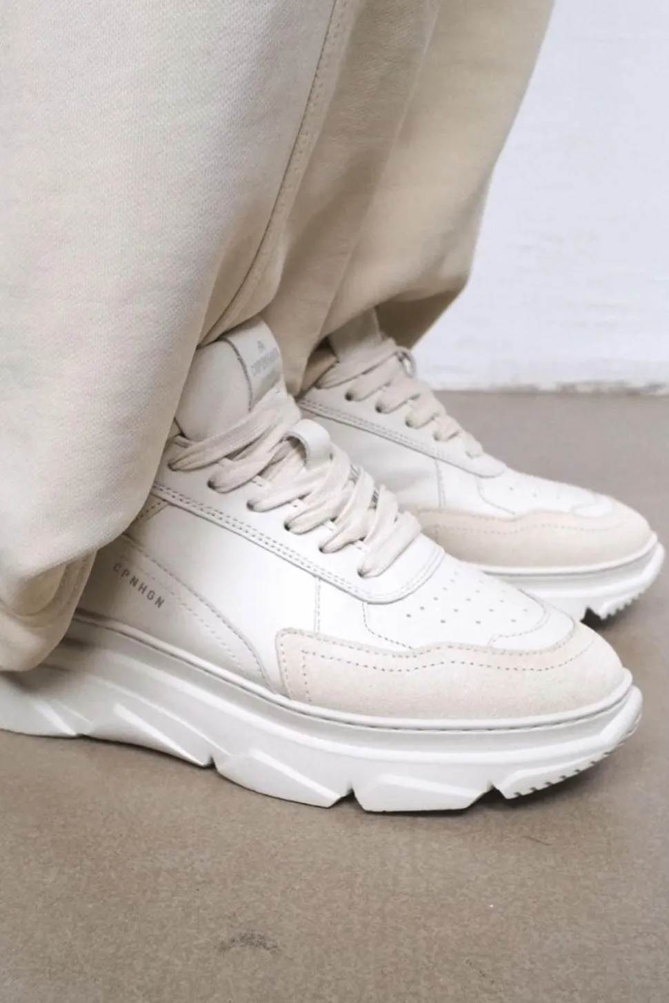 cph_leather_mix_2-46.webp COPENHAGEN STUDIOS Cph46 Leather Mix^Dames Sneakers