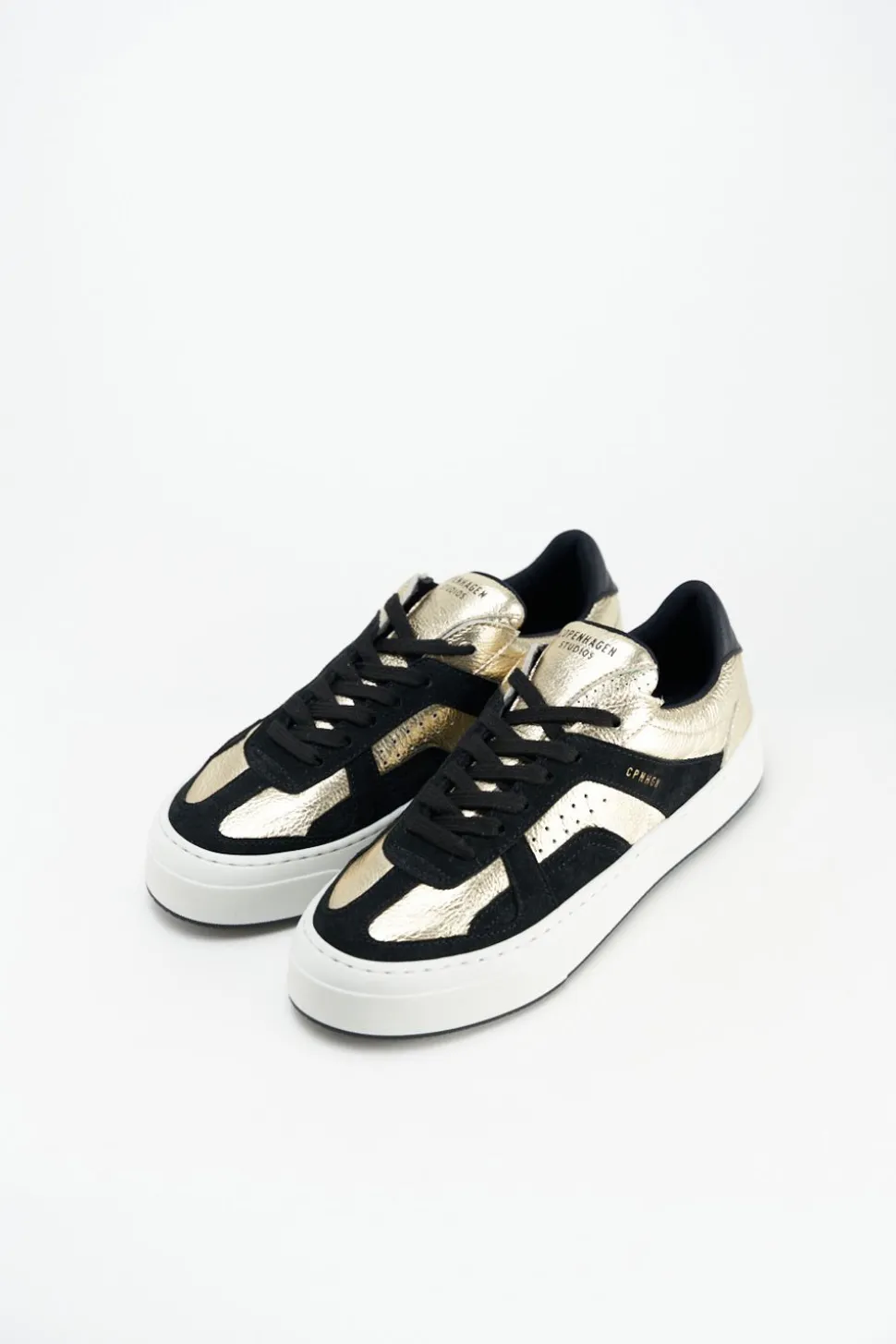 cph_material_mix_3-4.webp COPENHAGEN STUDIOS Cph424 Material Mix^Dames Sneakers